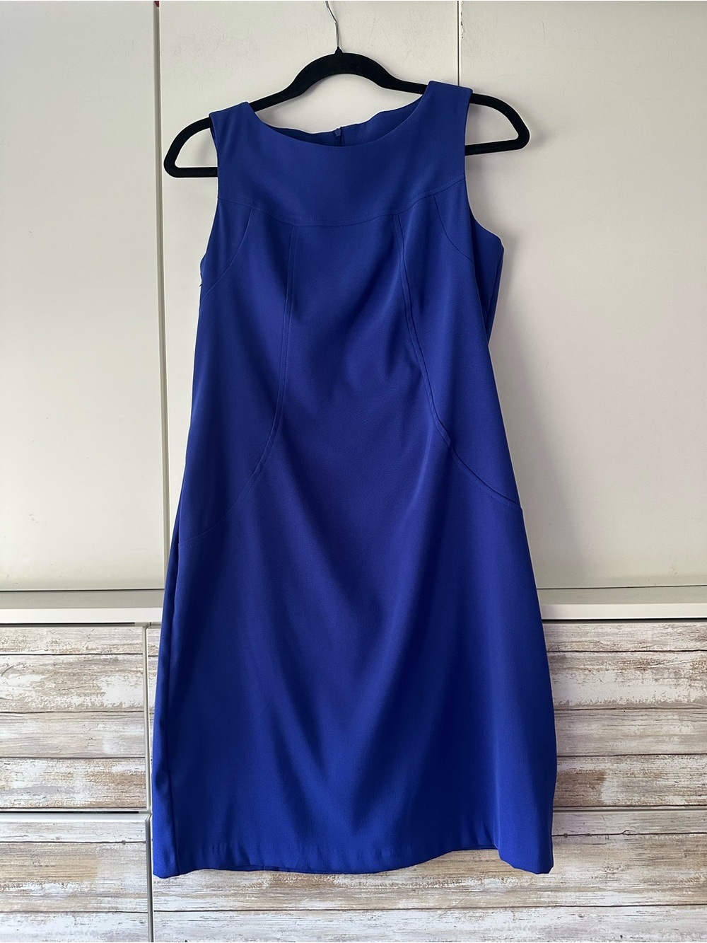 💙 ALYX Limited Size 8 Cobalt Blue Sleeveless Sheath Dress Pockets